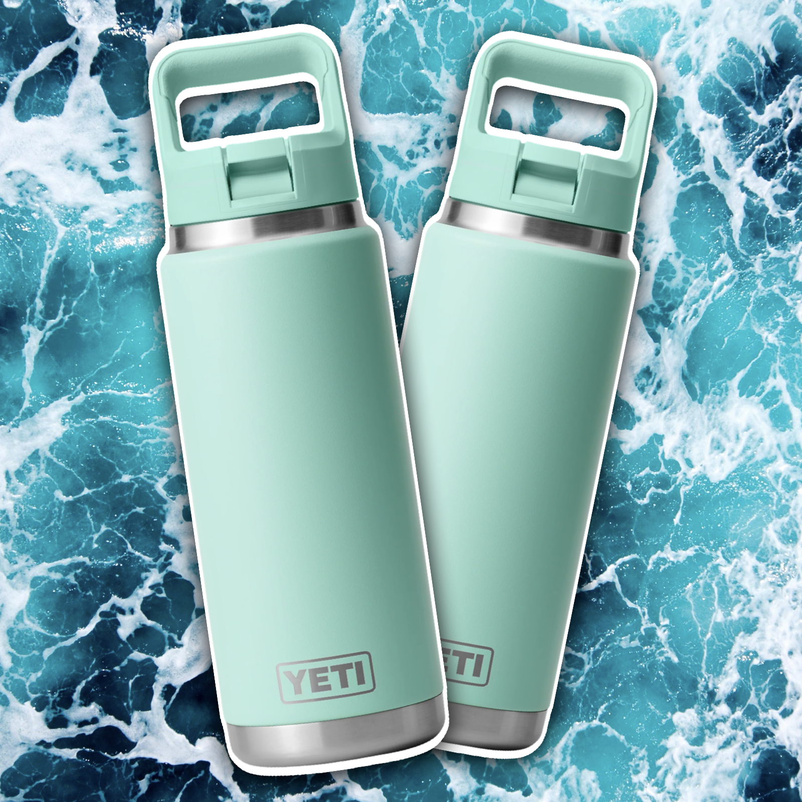 YETI SEAFOAM RAMBLER STRAW BOTTLE 26oz 🌊
