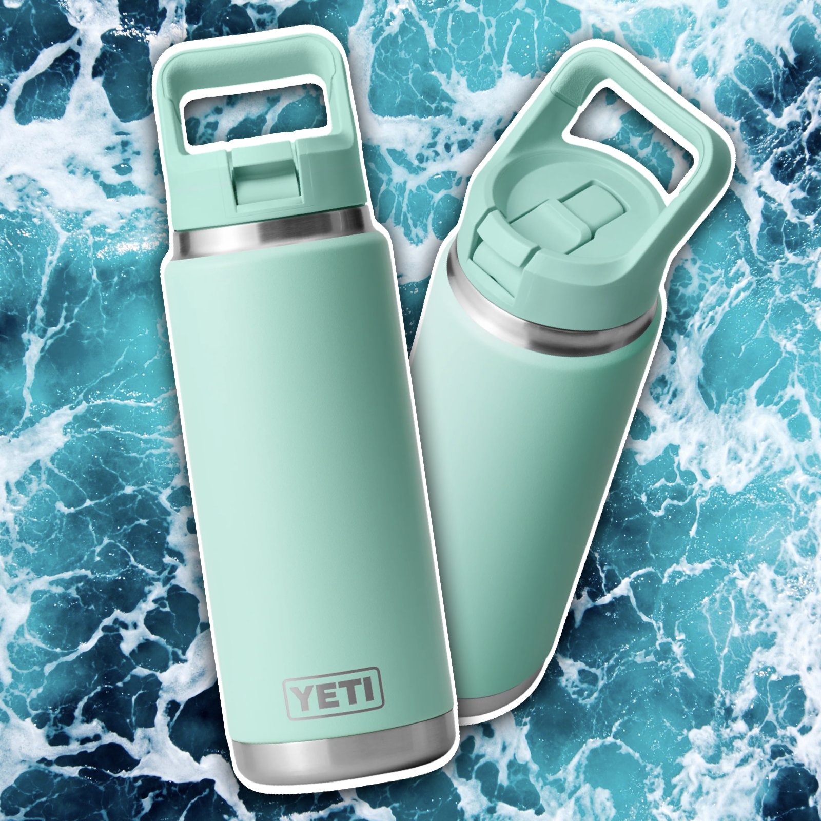 YETI SEAFOAM RAMBLER STRAW BOTTLE 26oz 🌊