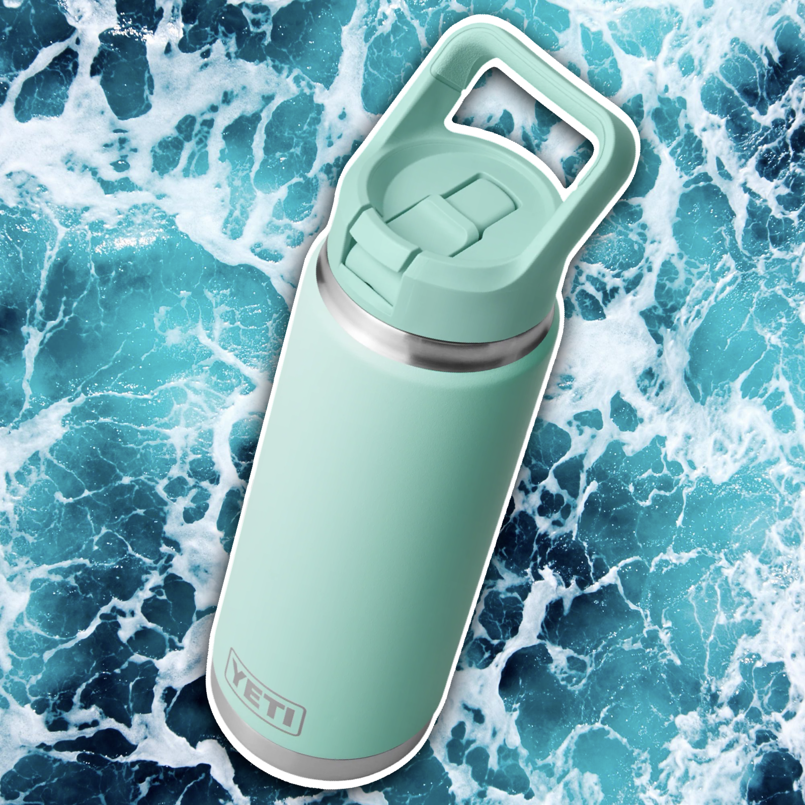 YETI SEAFOAM RAMBLER STRAW BOTTLE 26oz 🌊