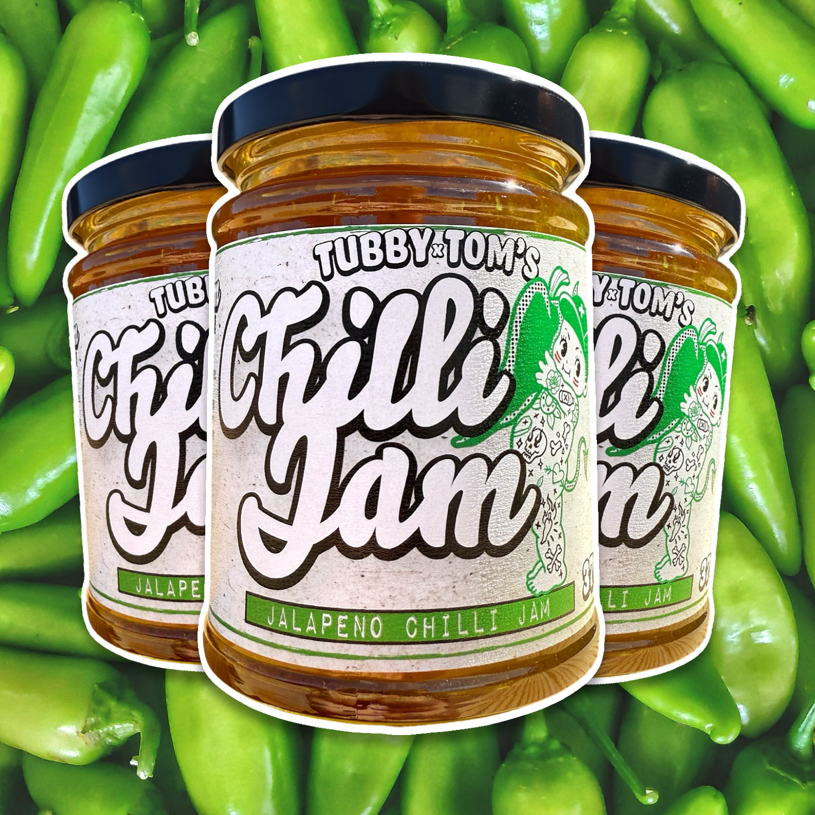 Jalapeno Chilli Jam - Mild & Fresh