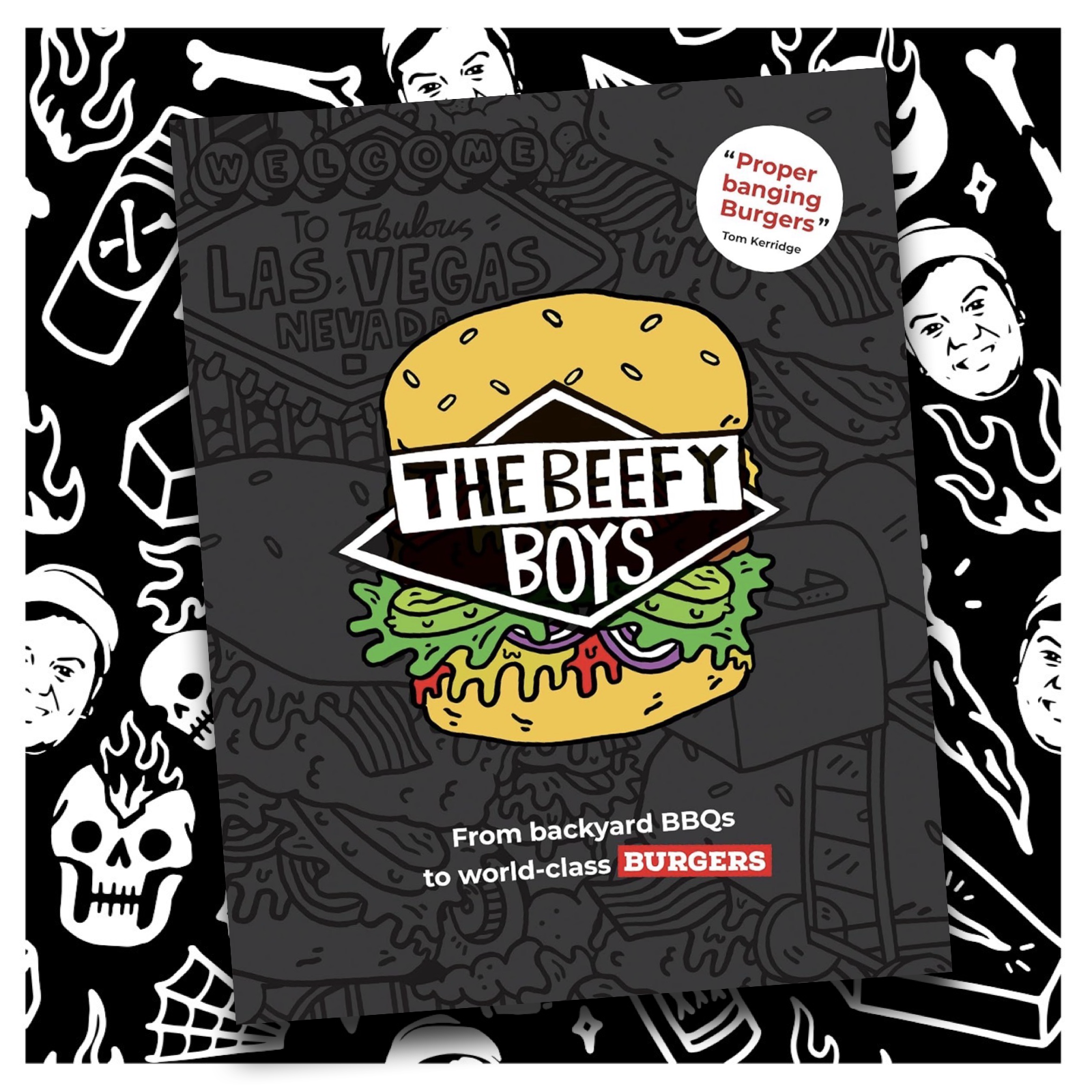 The Beefy Boys HAND SIGNED Burger Book✍️