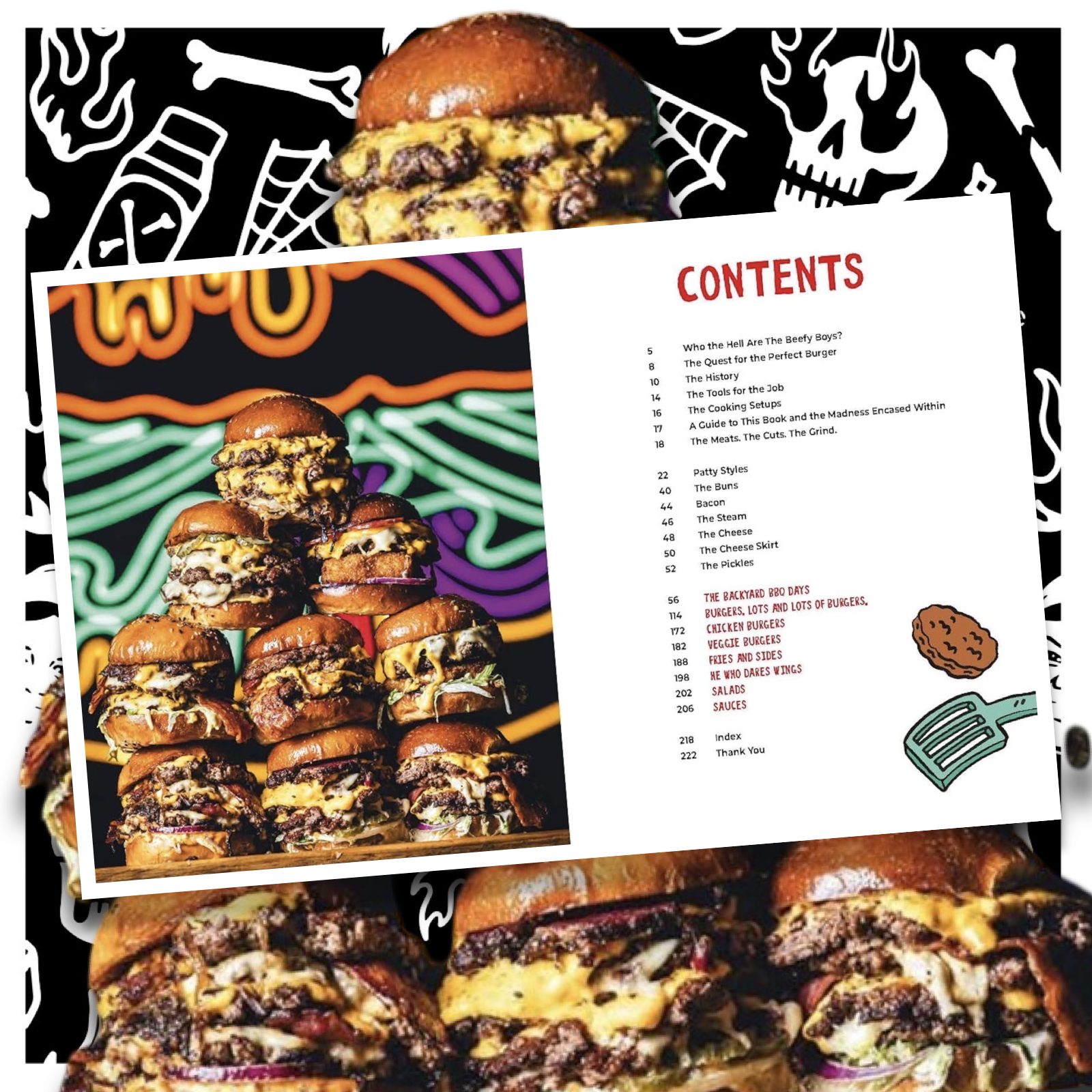The Beefy Boys HAND SIGNED Burger Book✍️