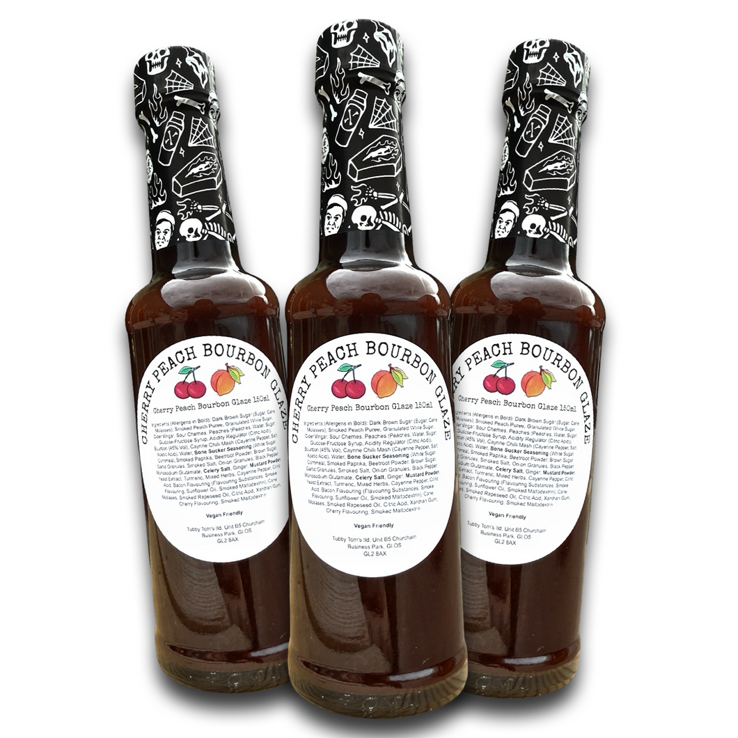 Cherry Peach Bourbon Glaze - Test Batch