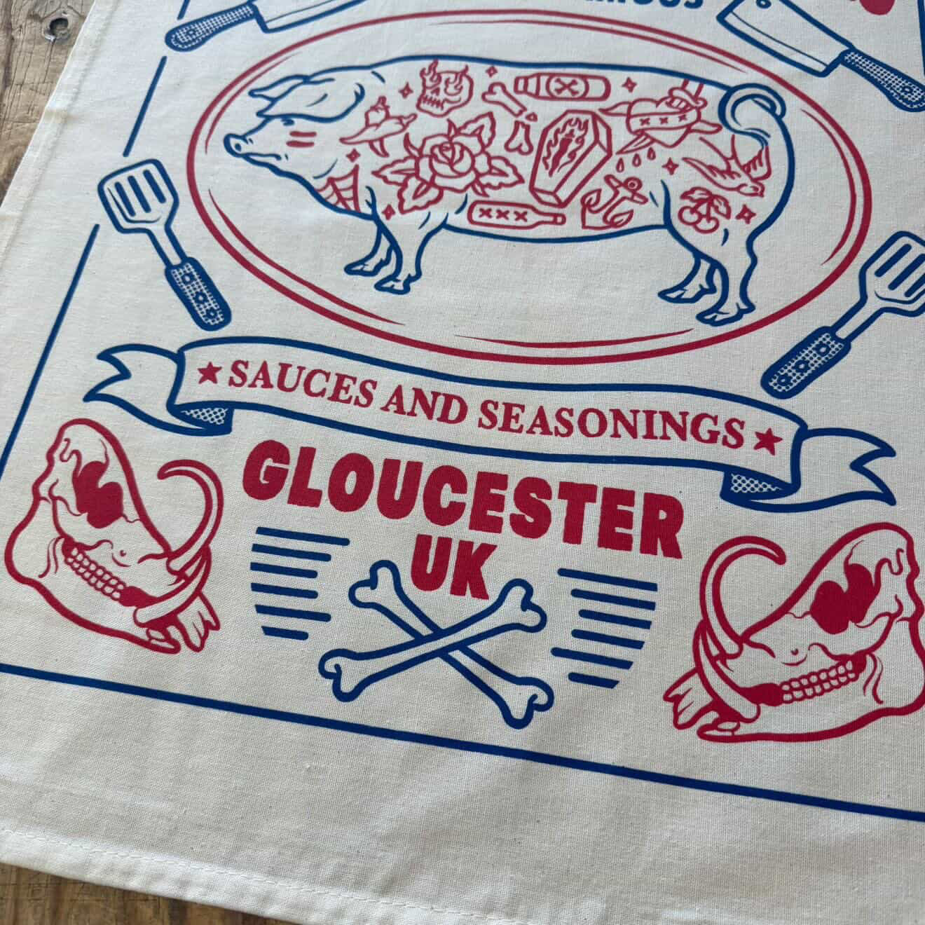 Tubby Tom's Traditional Tea Towel
