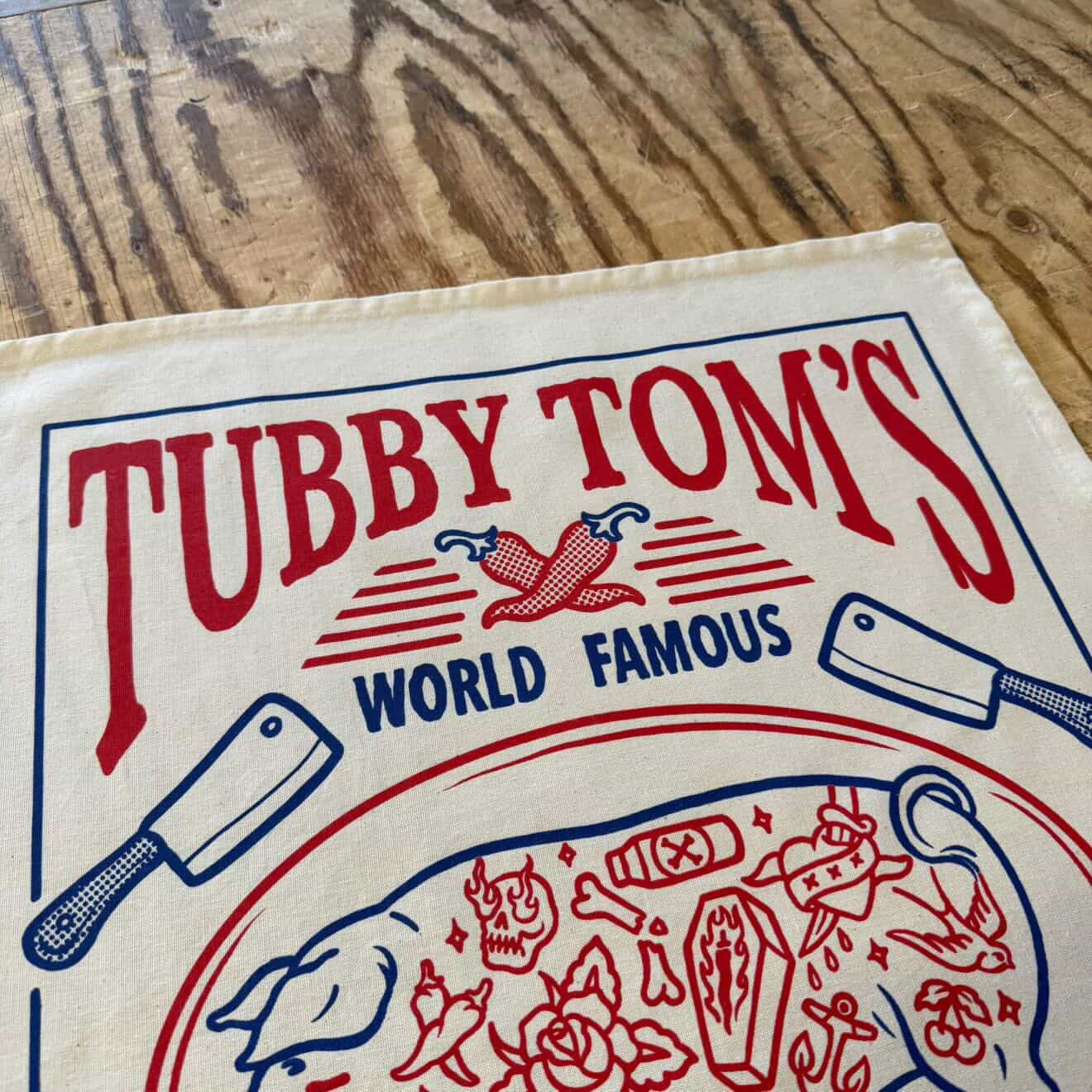 Tubby Tom's Traditional Tea Towel
