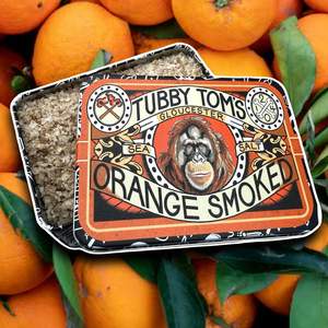 Orange Wood Smoked Sea Salt Flakes
