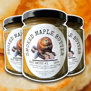 Smoked Maple Butter - Test Batch 1 (Very Grainy)