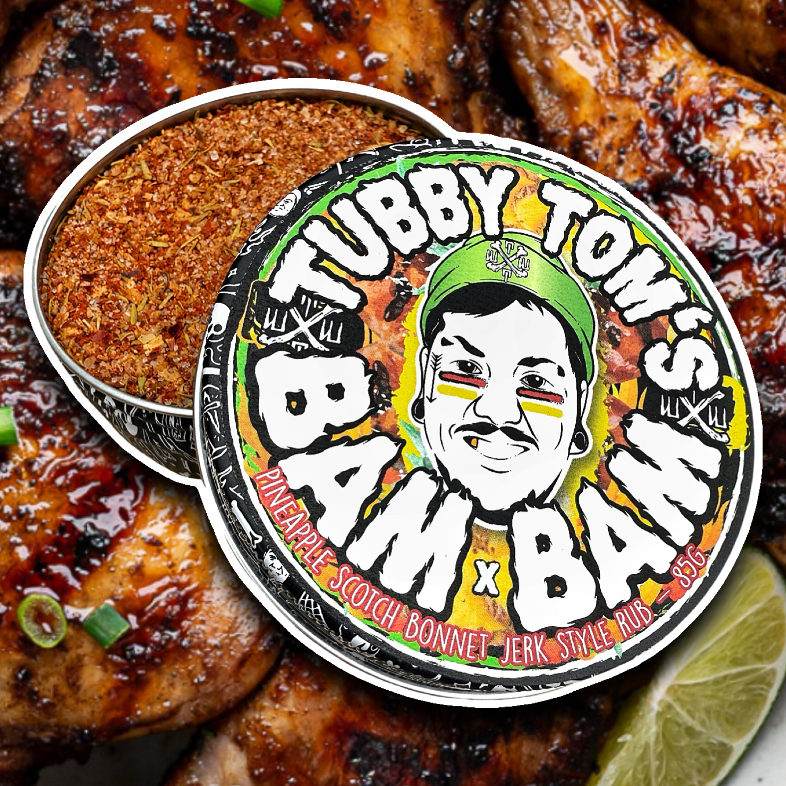 Bam Bam - Juicy Pineapple Jerk Style Seasoning Dust