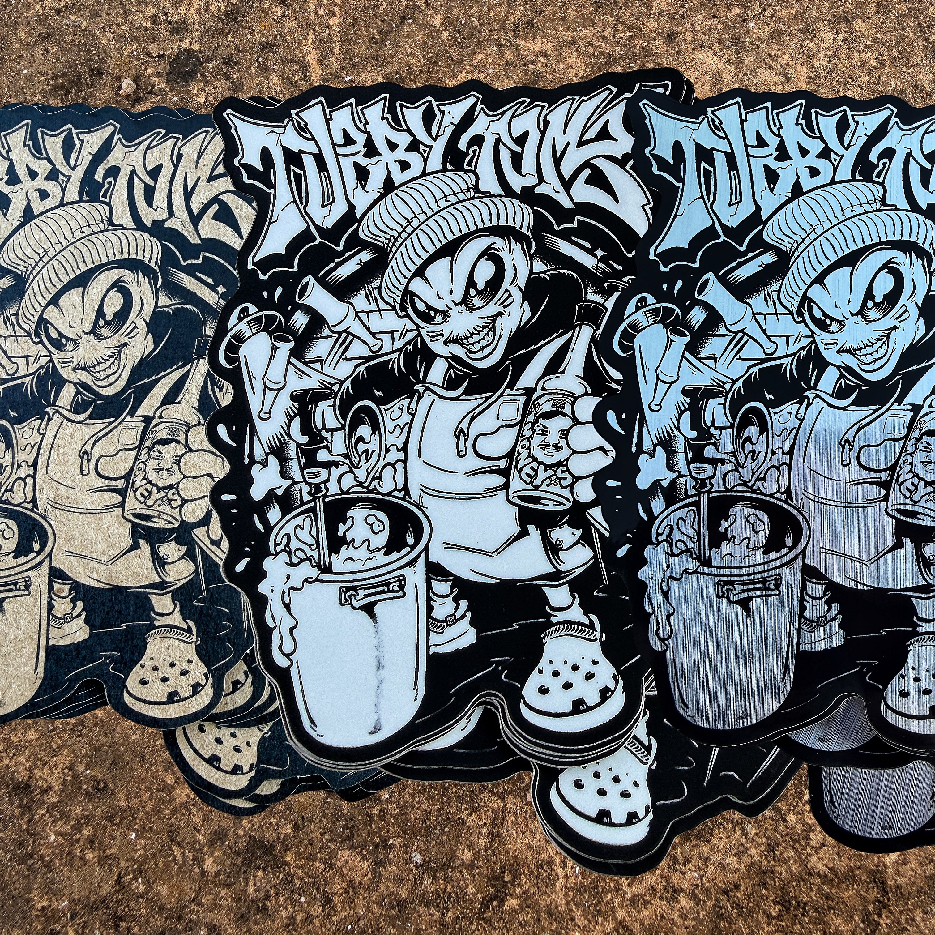 Tubby Tom's - Galaxy-Famous Alien Stickers 👽