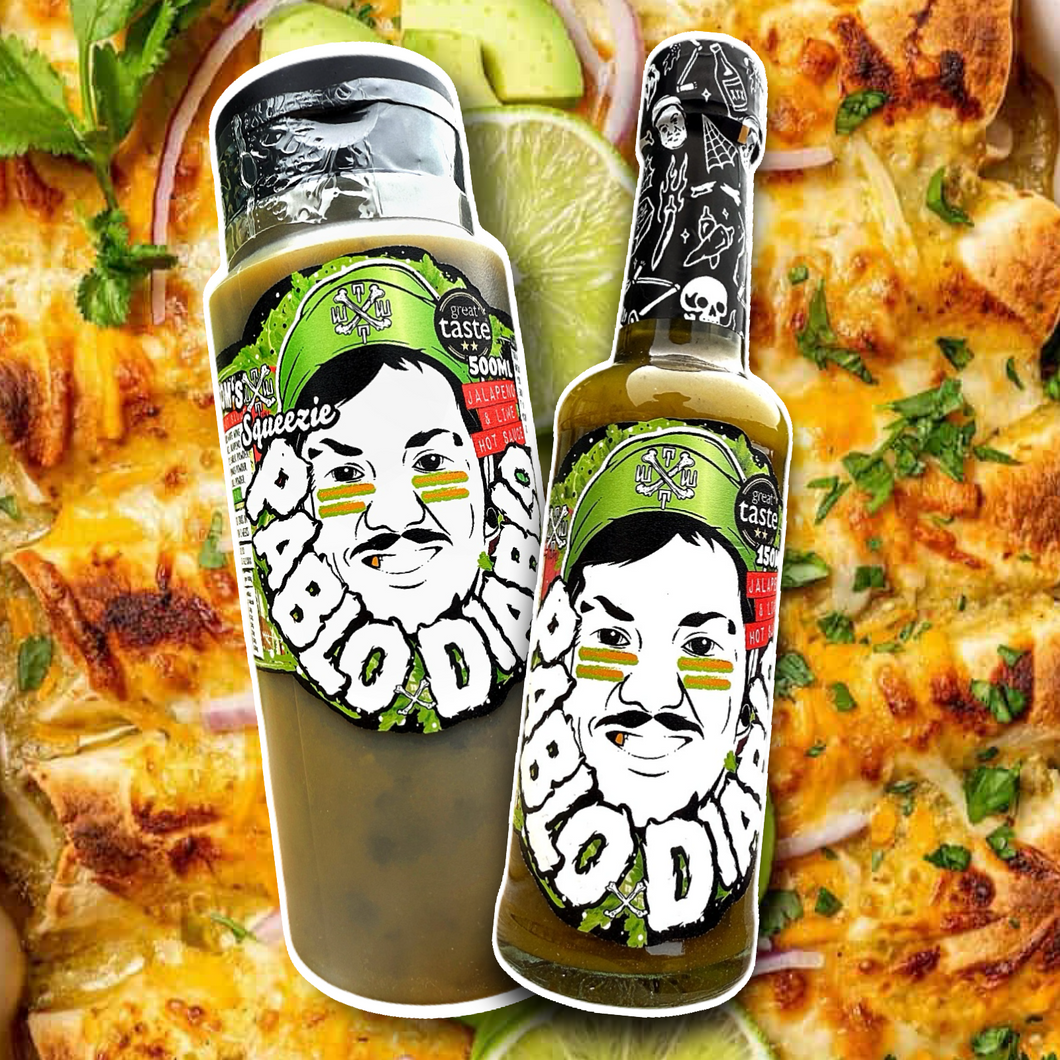 Pablo Diablo - Award Winning Jalapeno, Lime x Coriander Hot Sauce