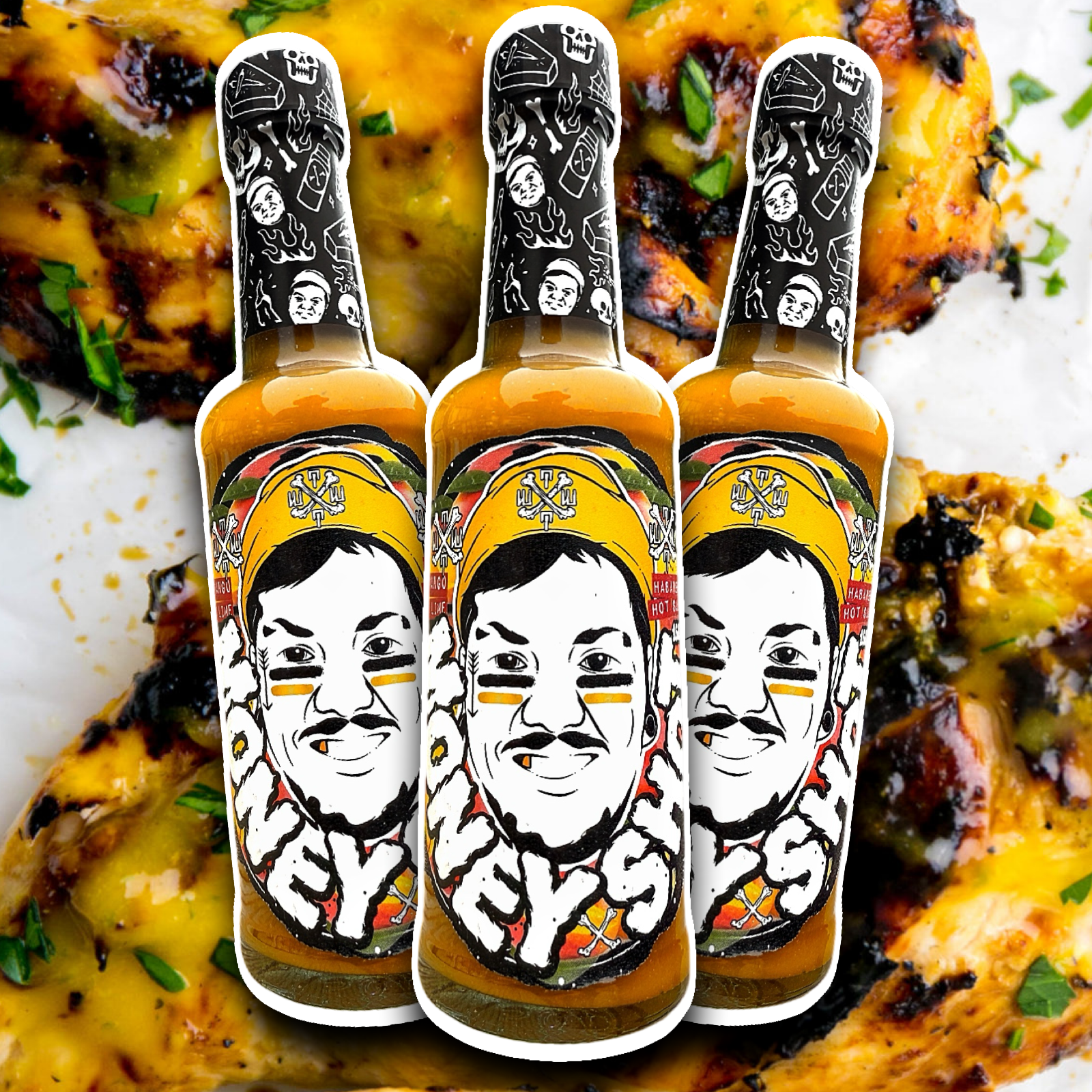 Money Shot - Super Luxe Mango x Black Sesame Kebab Hot Sauce