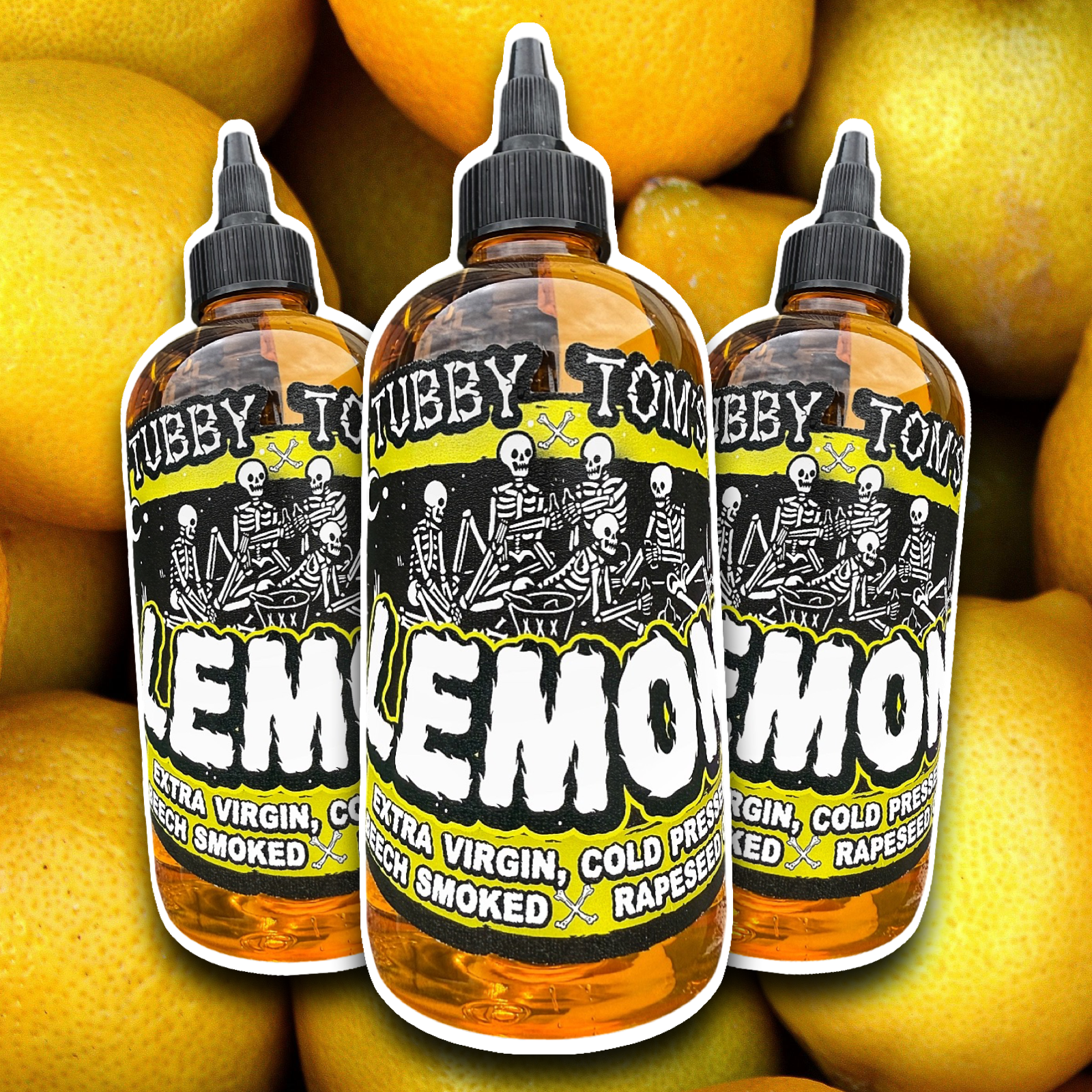 Lemon Infused Smoked Rapeseed Oil