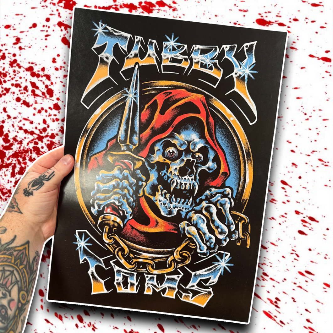 Tubby Slasher A3 Print 🔪