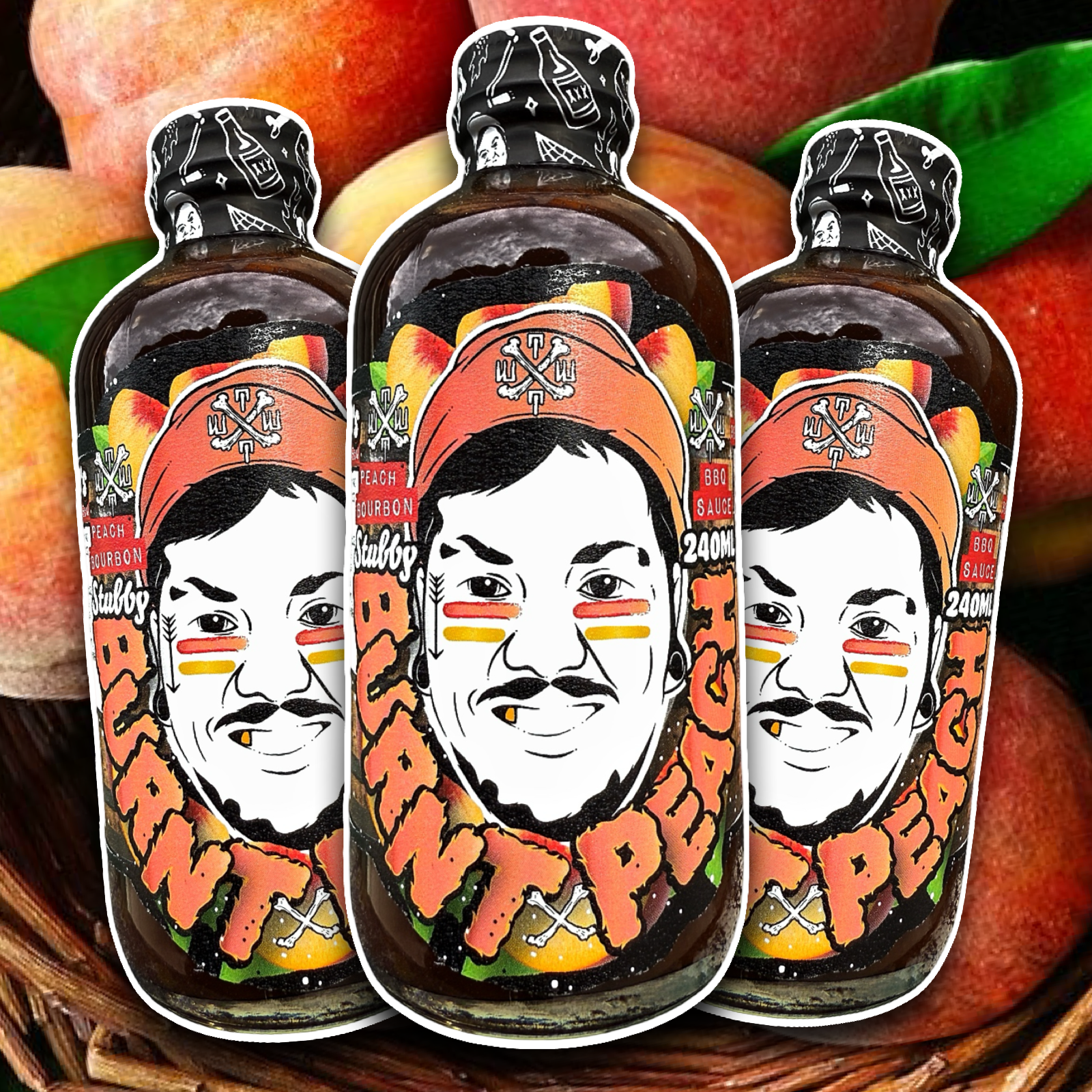 Burnt Peach x Bulliet Bourbon - Sticky BBQ Glaze