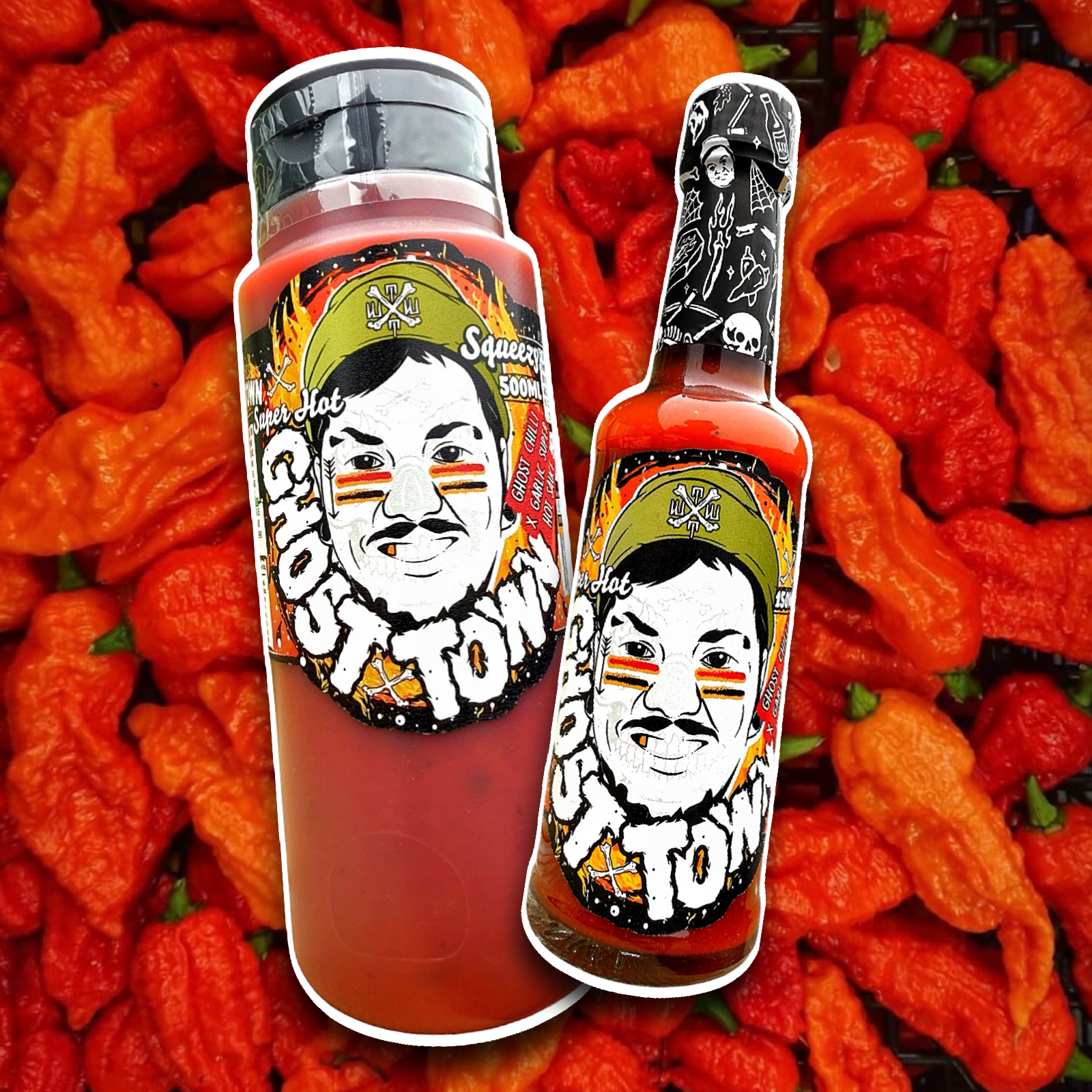 Ghost Town - Super Hot Garlic x Ghost Chilli Sauce