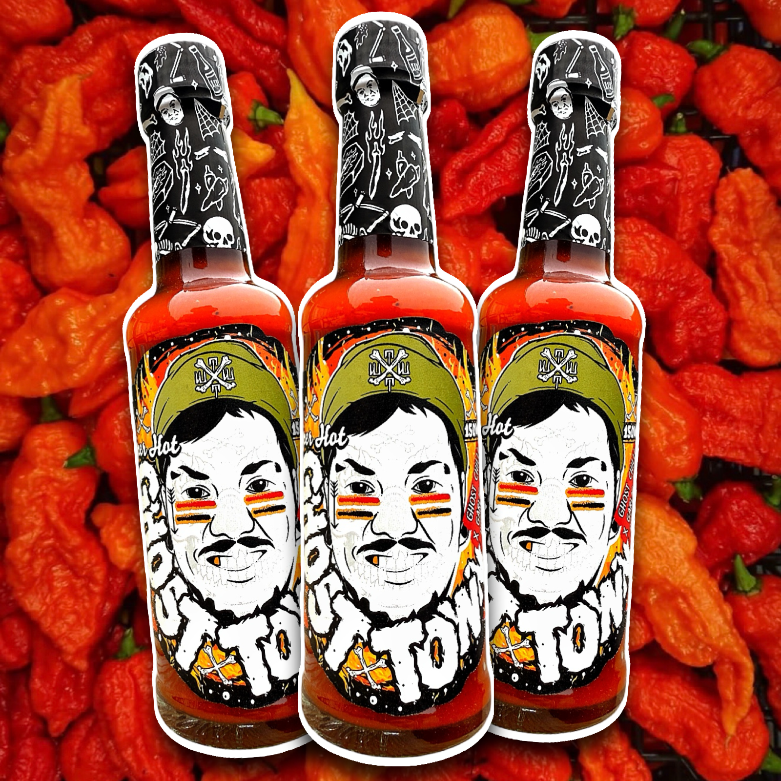 Ghost Town - Super Hot Garlic x Ghost Chilli Sauce