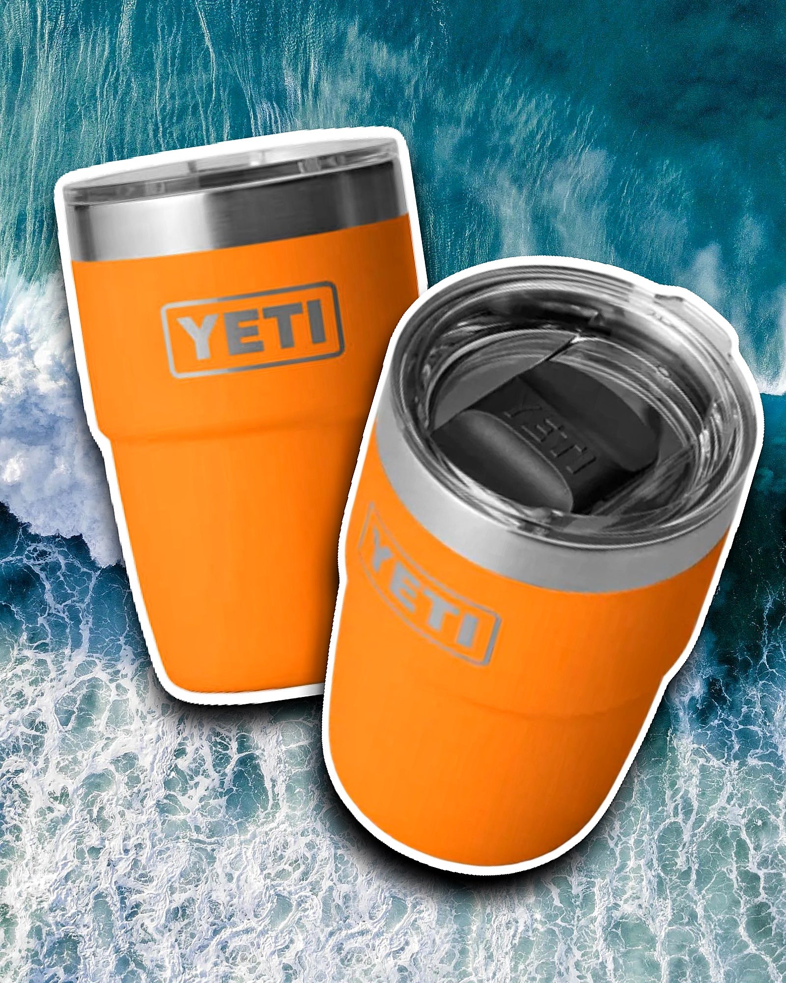 YETI KING CRAB ORANGE 8OZ CUP 🦀