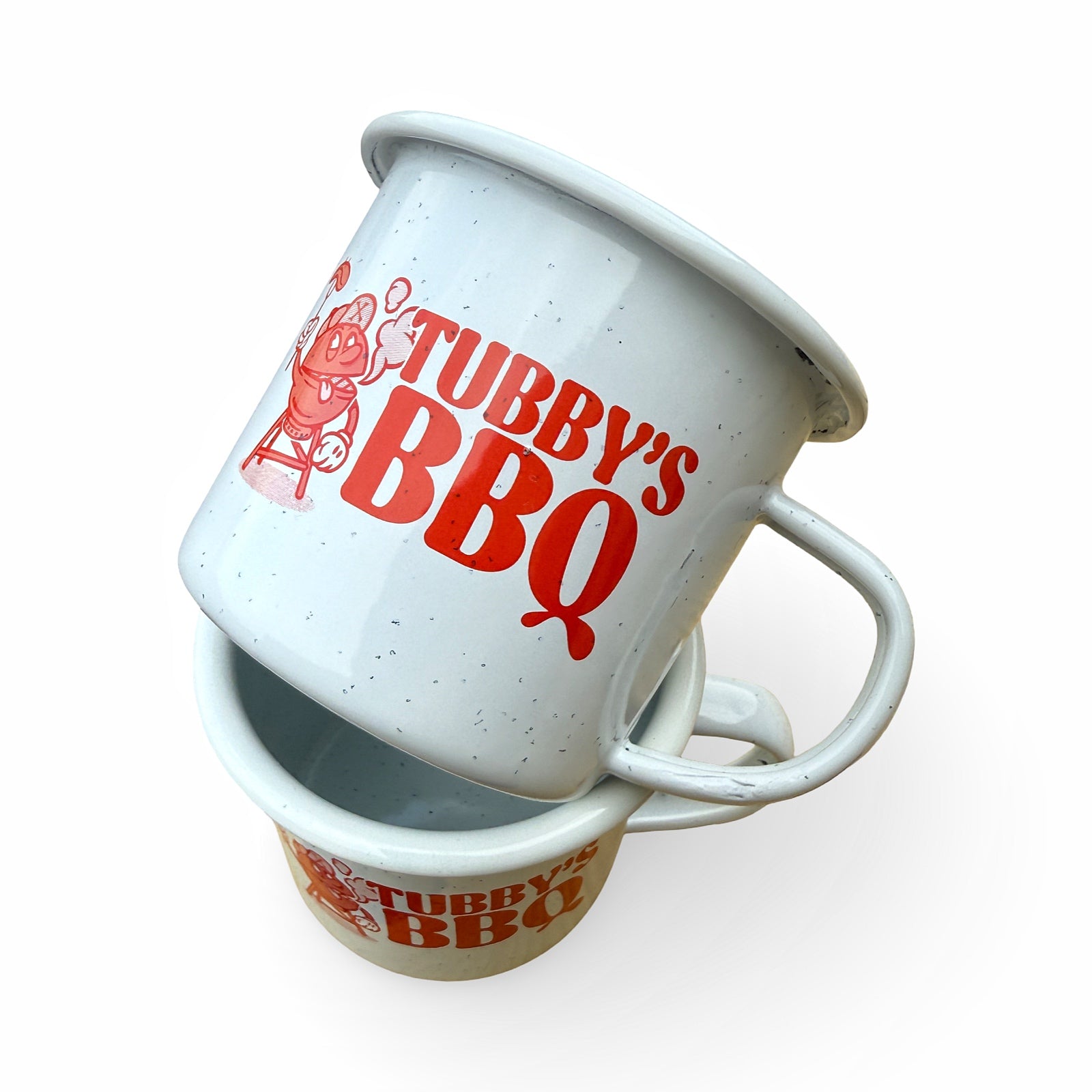 Tubby's BBQ Enamel Basting Mug