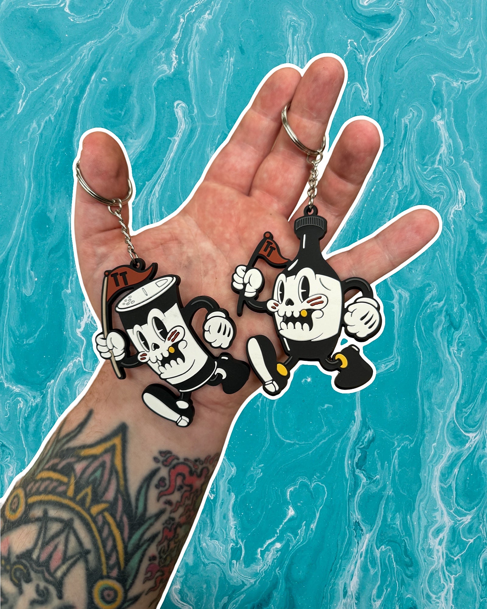 TUBBY MASCOT KEYRINGS ✮⋆˙