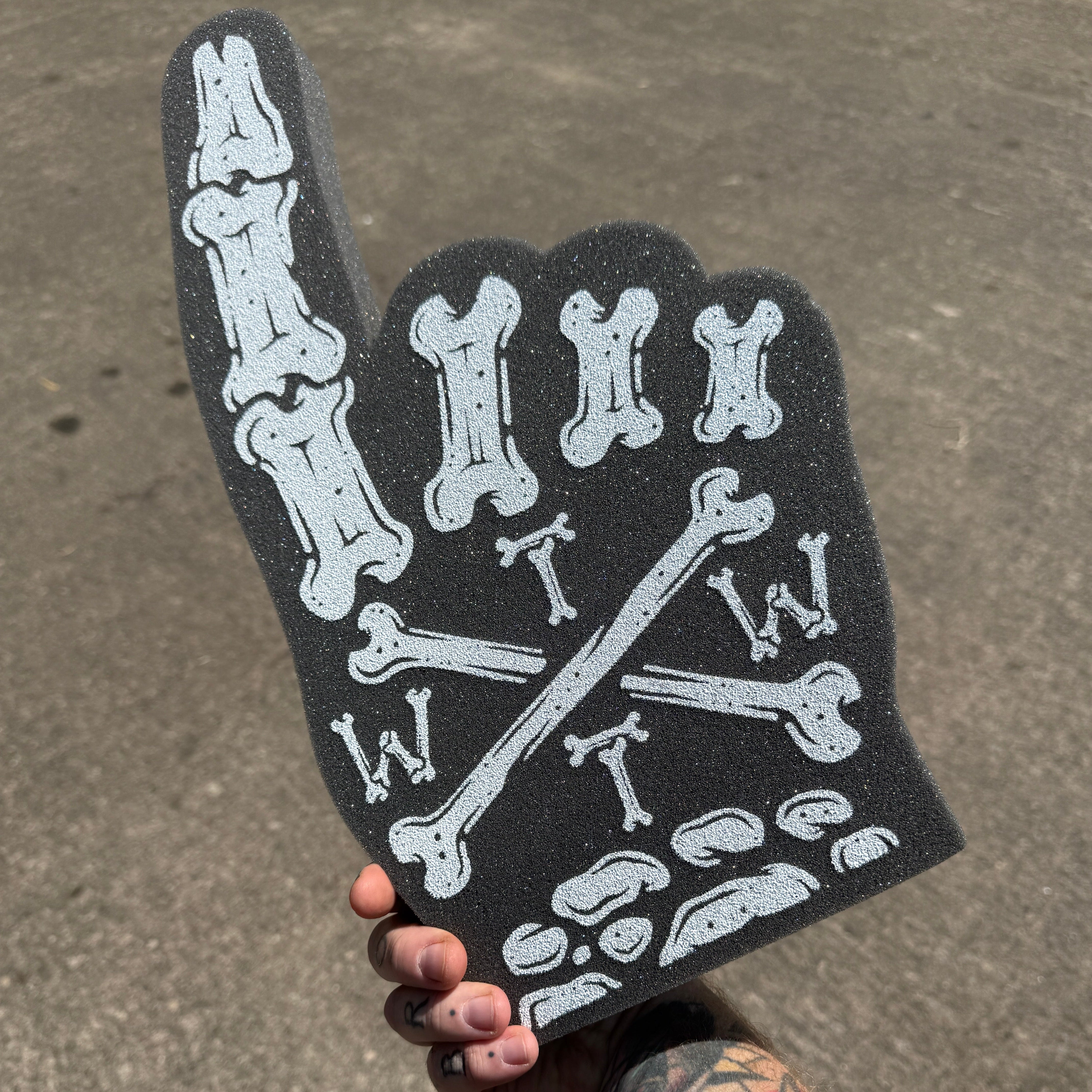 Tubby Tom's NUMBER ONE FOAM HAND