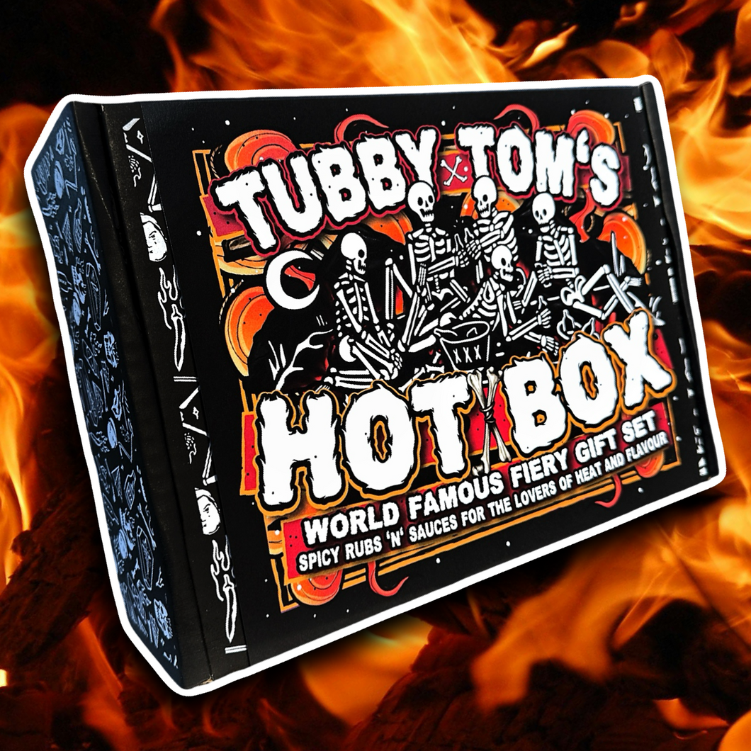 Tubby Tom's HOT BOX - Ultimate Spicy Hot Sauce GIFT BOX