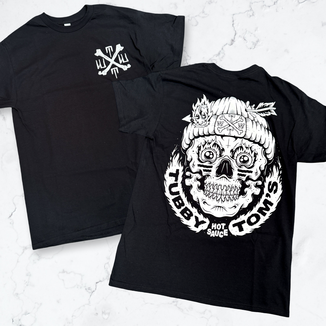 Tubby's O.G Skull Shirt - Black & Burgundy