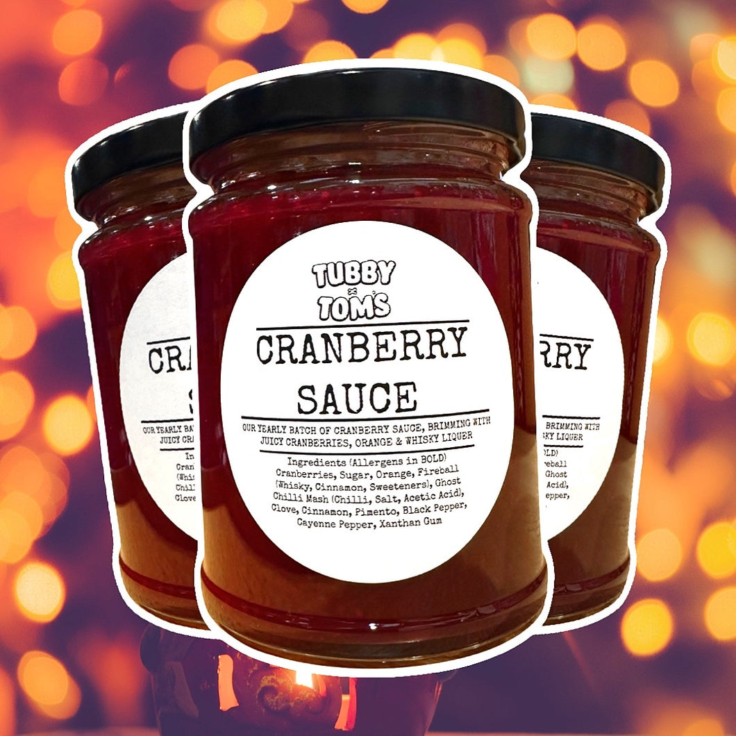 Crimson Ghost - Cranberry Sauce with Fireball Whisky x Ghost Chilli - Christmas Special