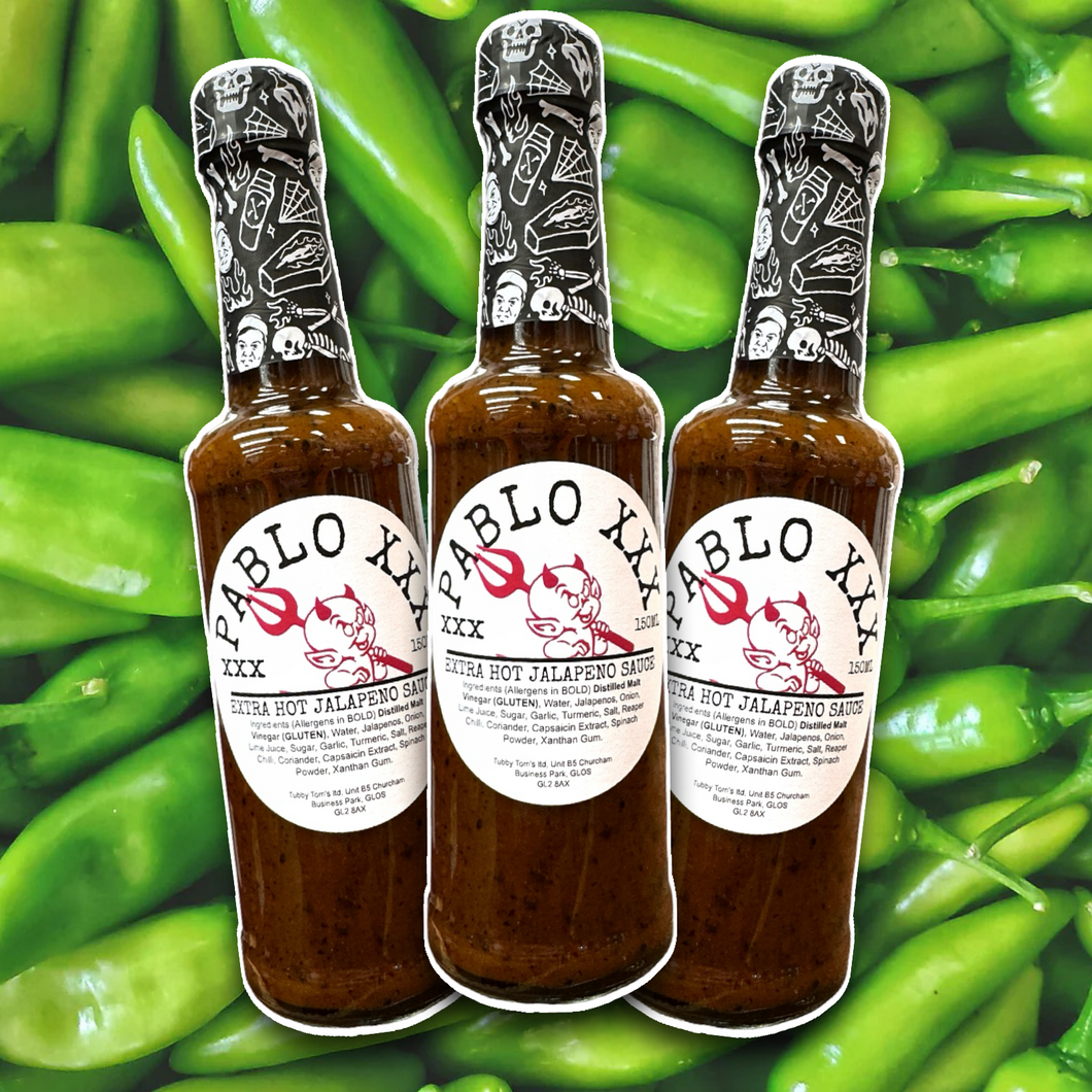 Pablo XXX -  SUPER HOT Jalapeno, Lime x Coriander Hot Sauce