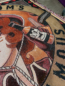 Tubby Tom's Cowgirl Tassel Blanket