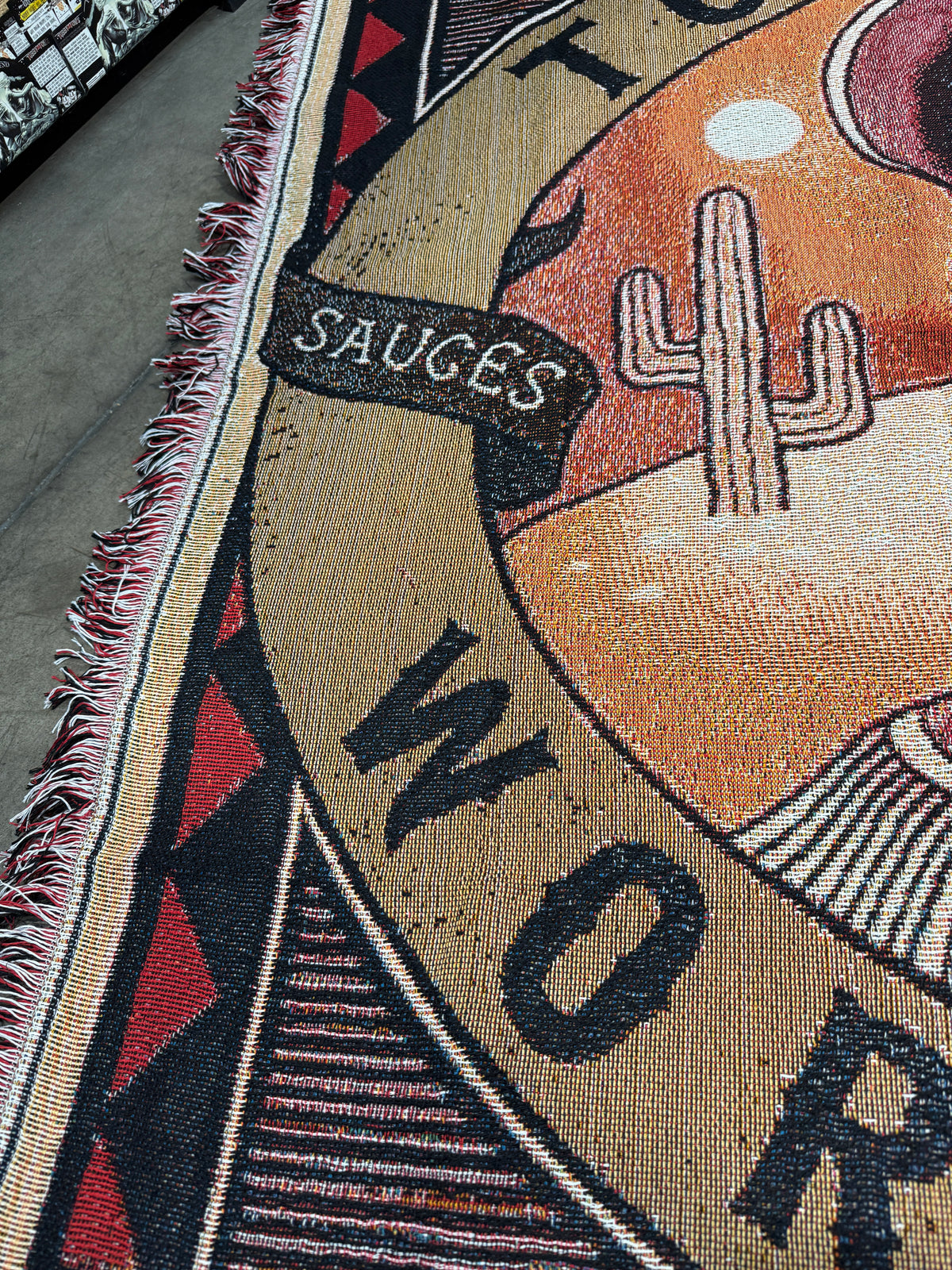 Tubby Tom's Cowgirl Tassel Blanket