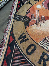 Load image into Gallery viewer, Tubby Tom&#39;s Cowgirl Tassel Blanket
