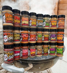 BBQ MEGA PACK - 24 BBQ RUBS & SEASONINGS BULK BUY