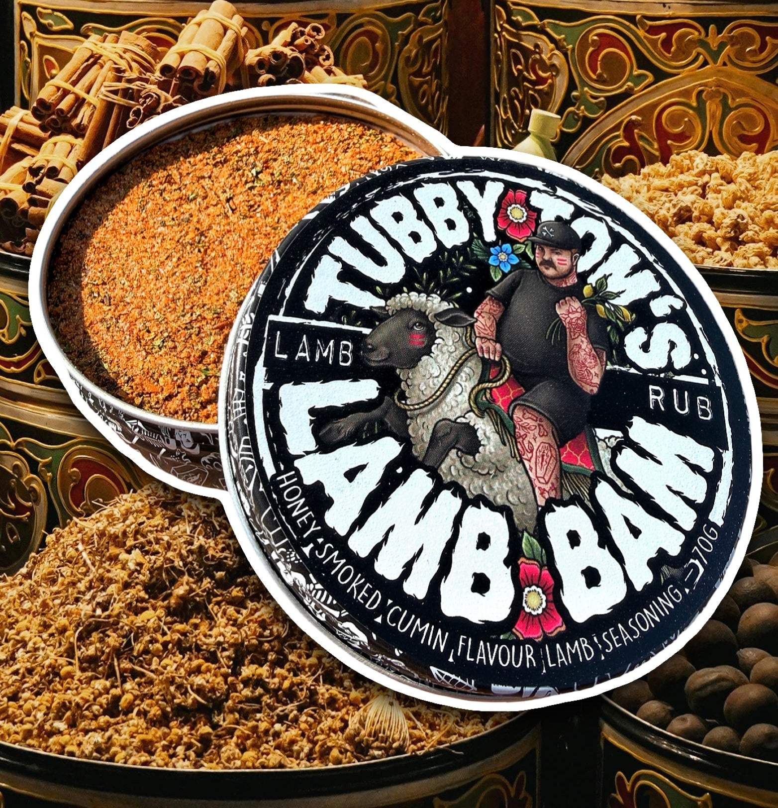 Lamb Bam Thank you Maam - Honey Smoked Cumin Roast Lamb Rub