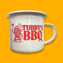 Load image into Gallery viewer, Tubby&#39;s BBQ Enamel Basting Mug
