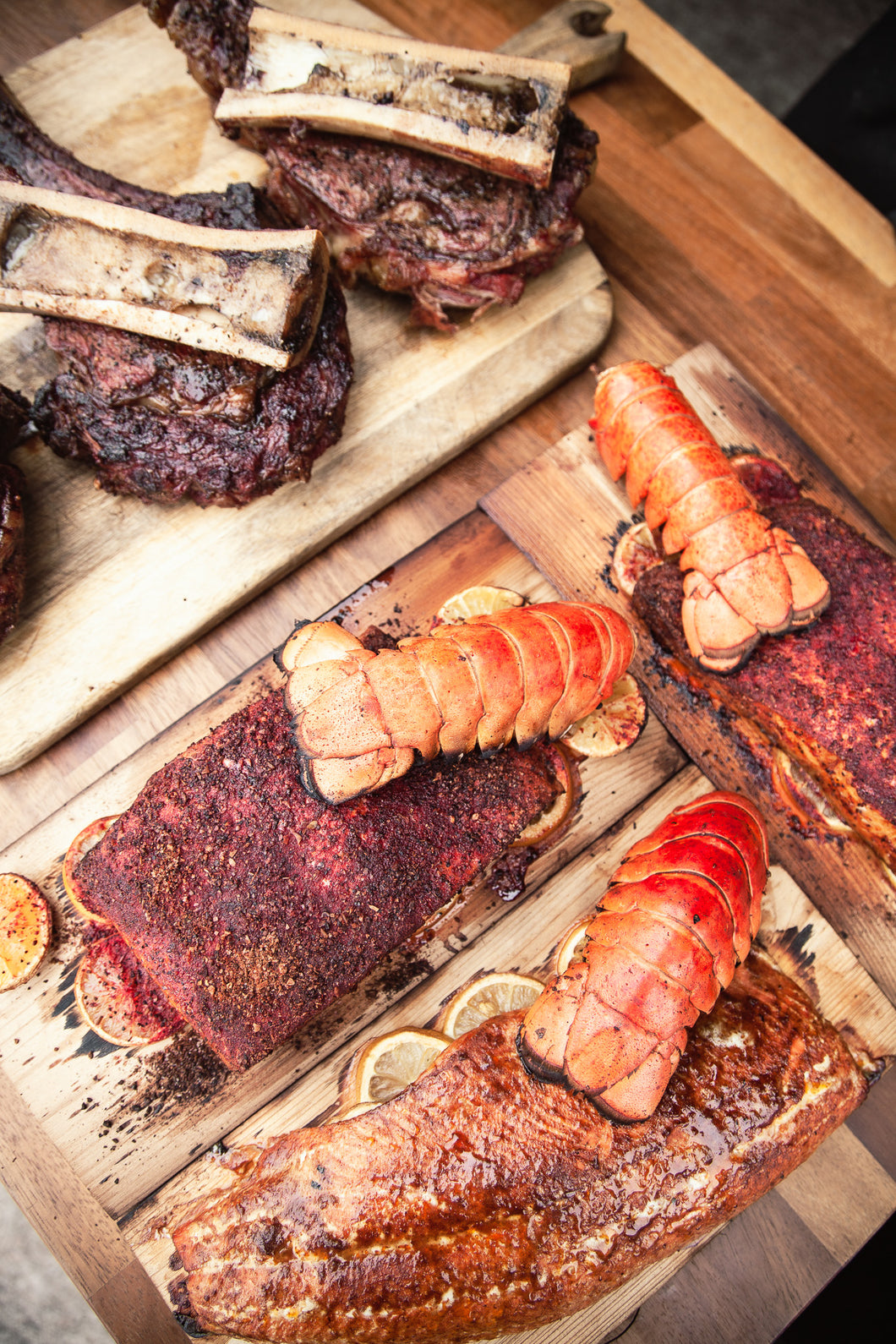 CHEFS TABLE SMOKE FIRE FEAST - COWBOY SURF & TURF LUNCH 25th NOVEMBER '23