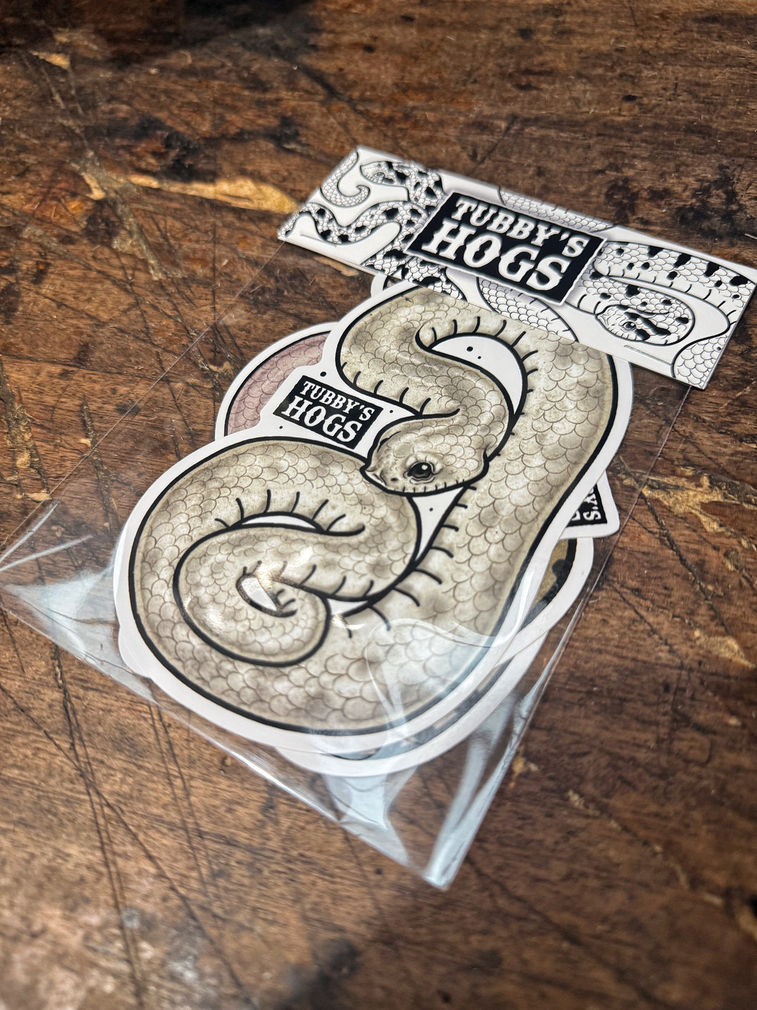Tubby's Hogs - Sticker Pack 🐍