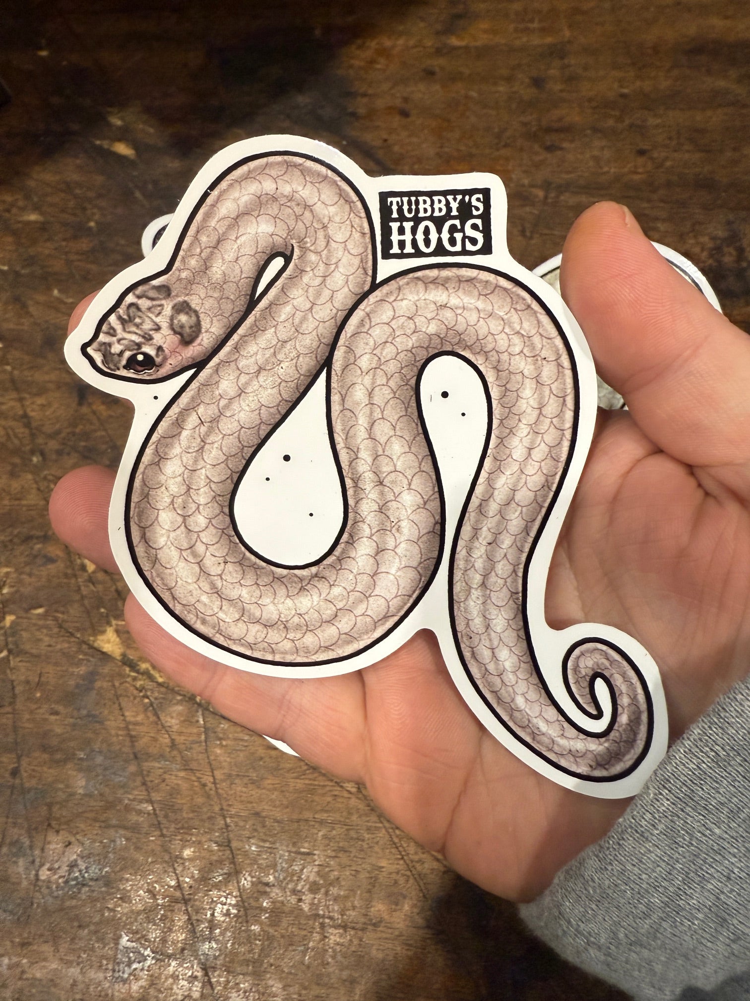 Tubby's Hogs - Sticker Pack 🐍
