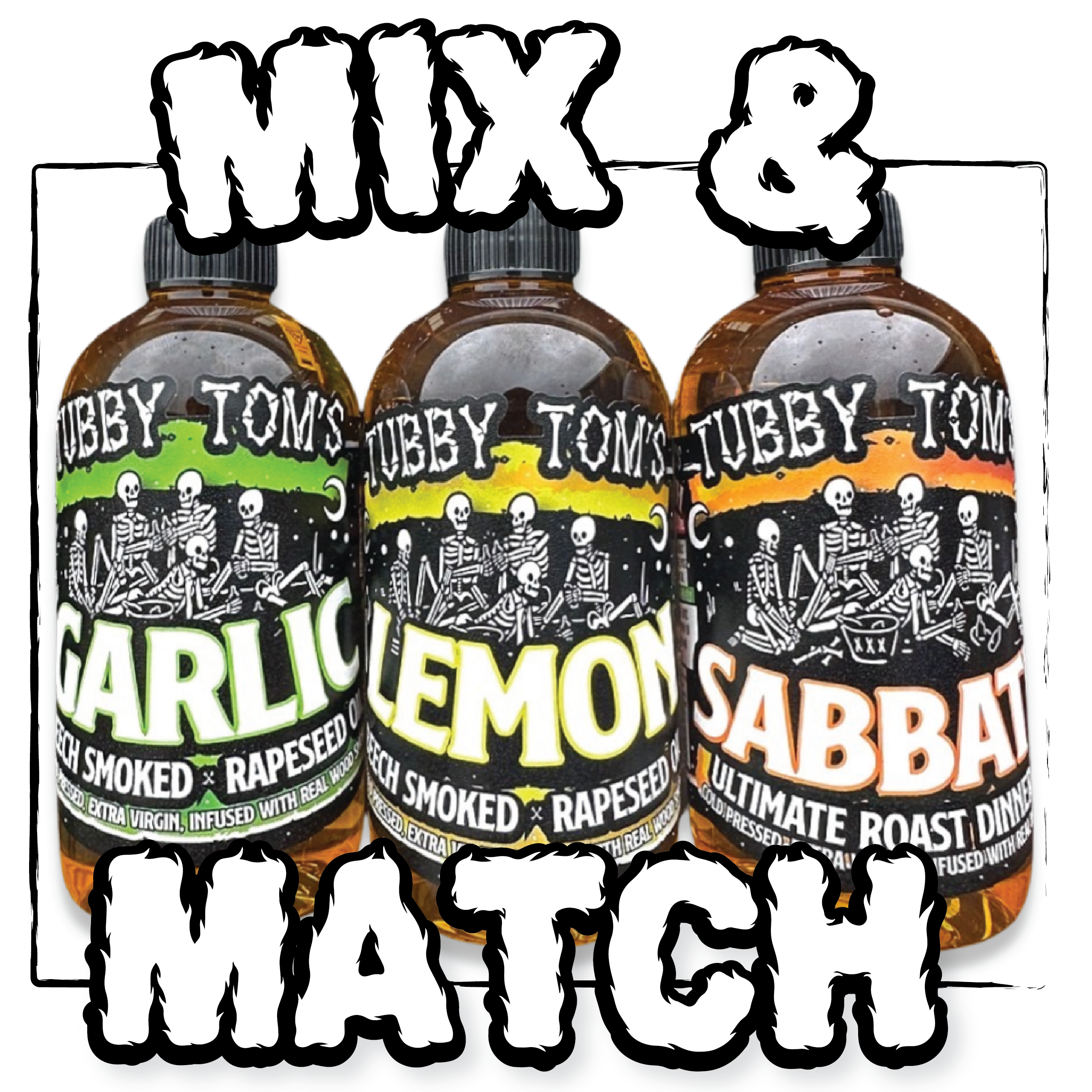 Mix & Match 3 Smoked Oil Flavours in a Bundle!