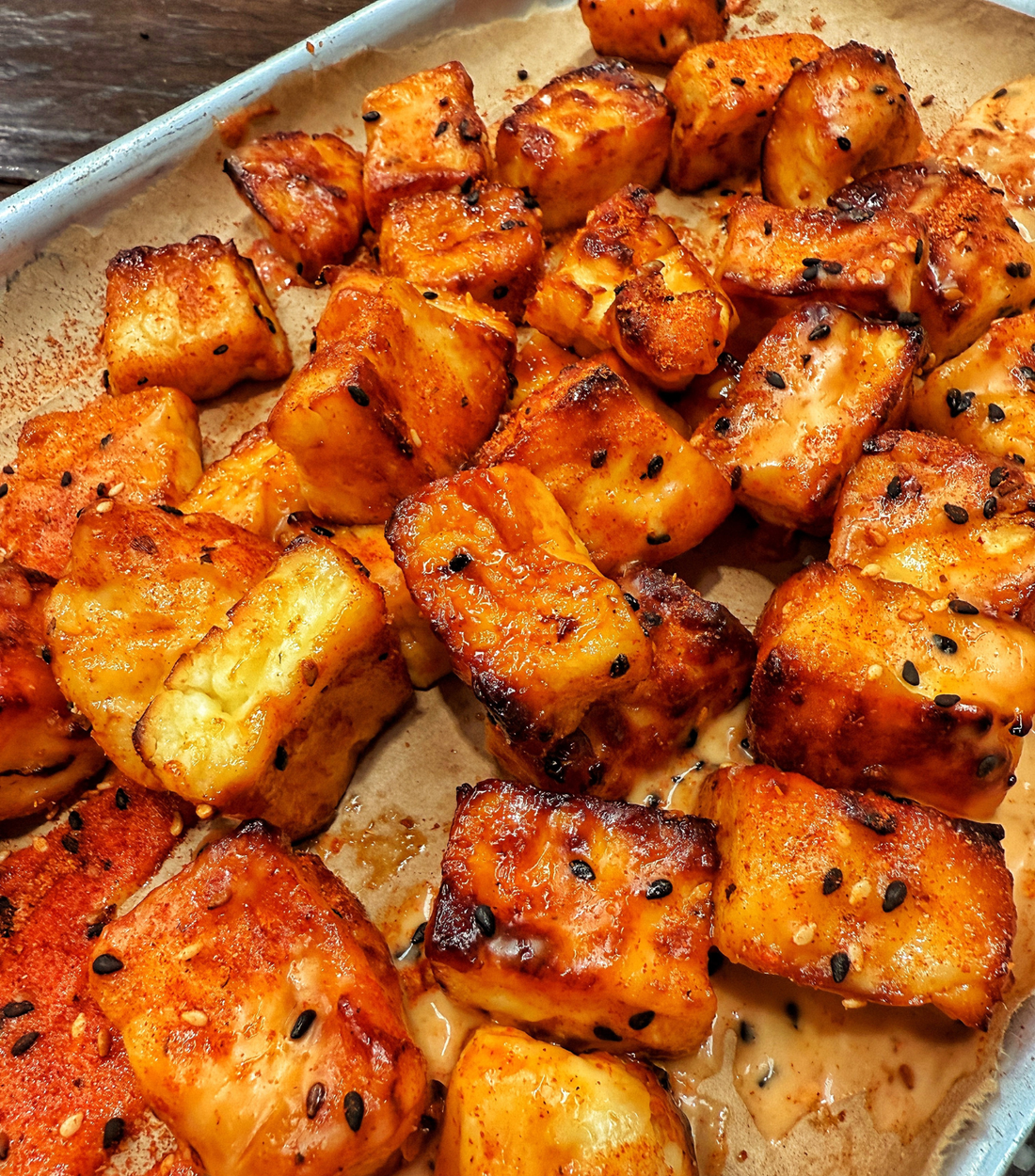 Halloumi Tiger Bites