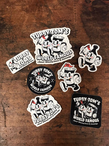Tubby Mascot STICKER PACKS! (7 Stickers)