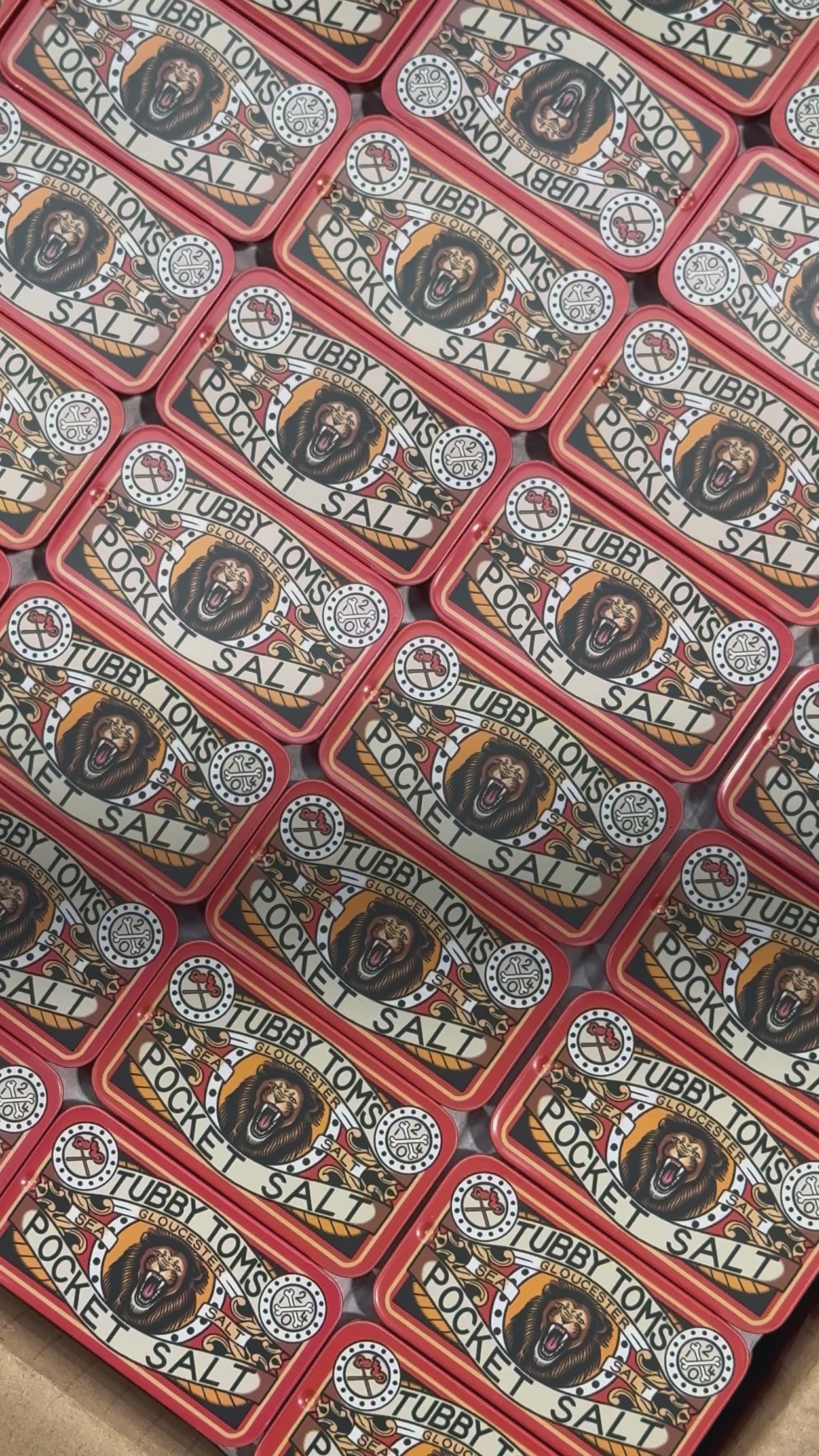 Load video: Pocket Salt - Miniature Refillable Salt Tins (EMPTY)