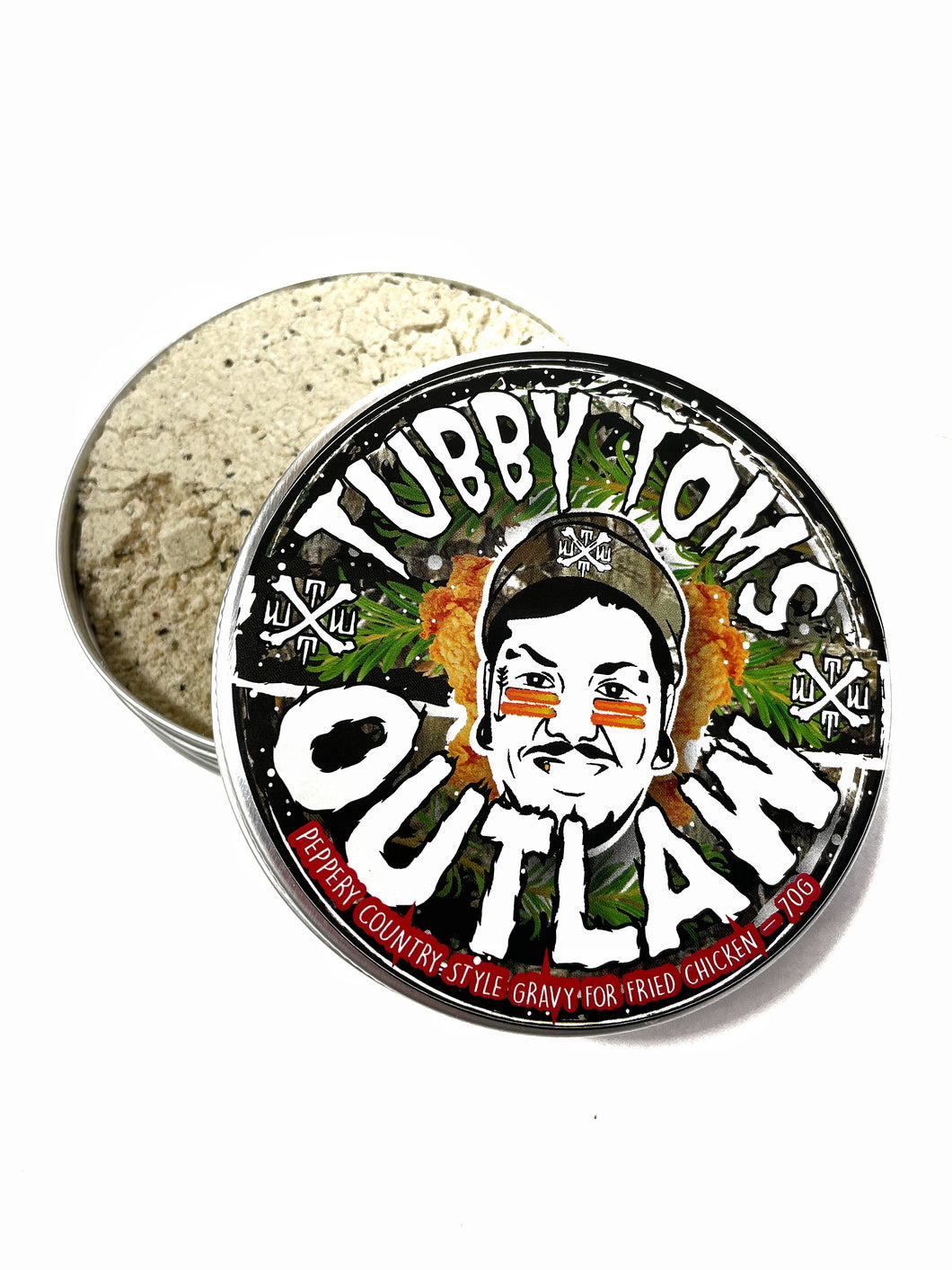 OUTLAW GRAVY - HEAVY PEPPER COUNTRY STYLE GRAVY FOR FRIED CHICKEN & SMOKED MEATS