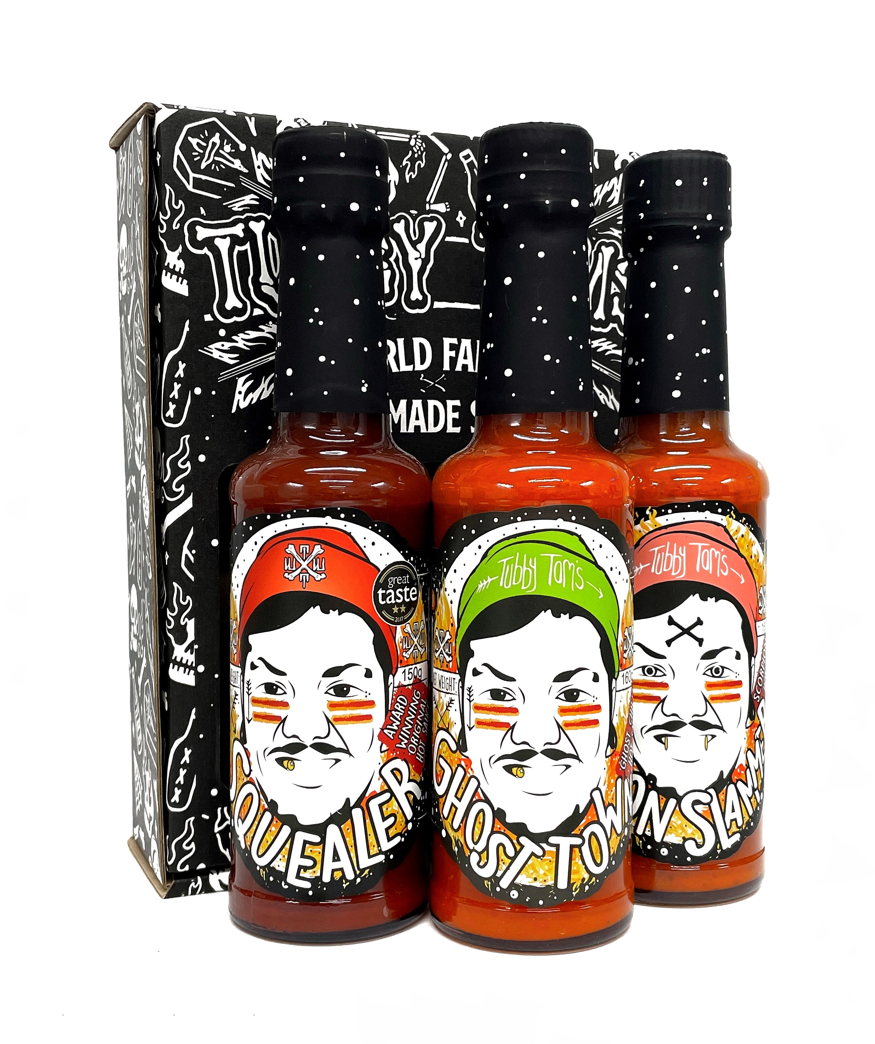Saucy Hot Box - Triple Pack Hotties For Heat Lovers GIFT SET