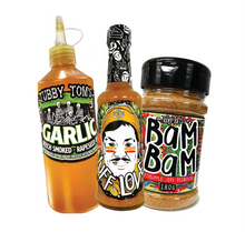 Load image into Gallery viewer, JERK BUNDLE - SAUCE, OIL &amp; SEASONING SET
