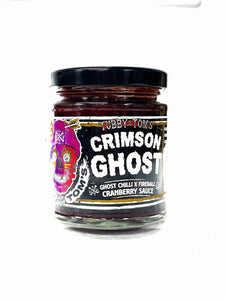 Crimson Ghost - Cranberry Sauce with Fireball Whisky x Ghost Chilli - Christmas Special