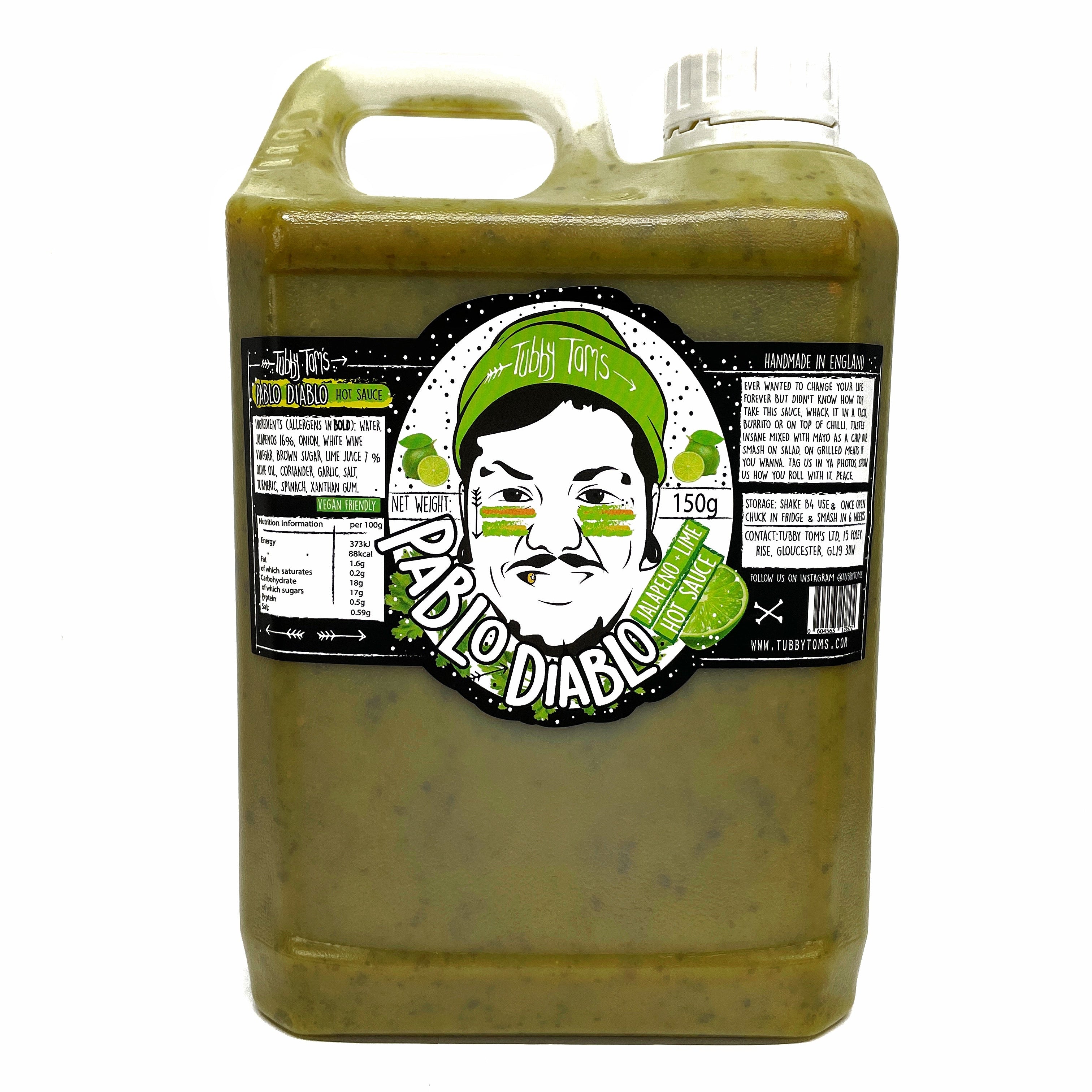 Pablo Diablo - Award Winning Jalapeno, Lime x Coriander Hot Sauce