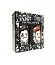 Load image into Gallery viewer, TEXAS DRIP &amp; BURNT PEACH BOURBON BBQ SAUCES DOUBLE TROUBLE STUBBY PACK
