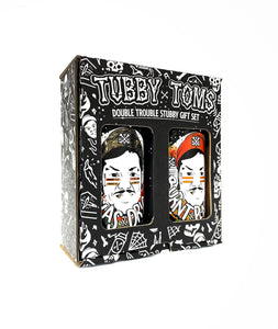 TEXAS DRIP & BURNT PEACH BOURBON BBQ SAUCES DOUBLE TROUBLE STUBBY PACK